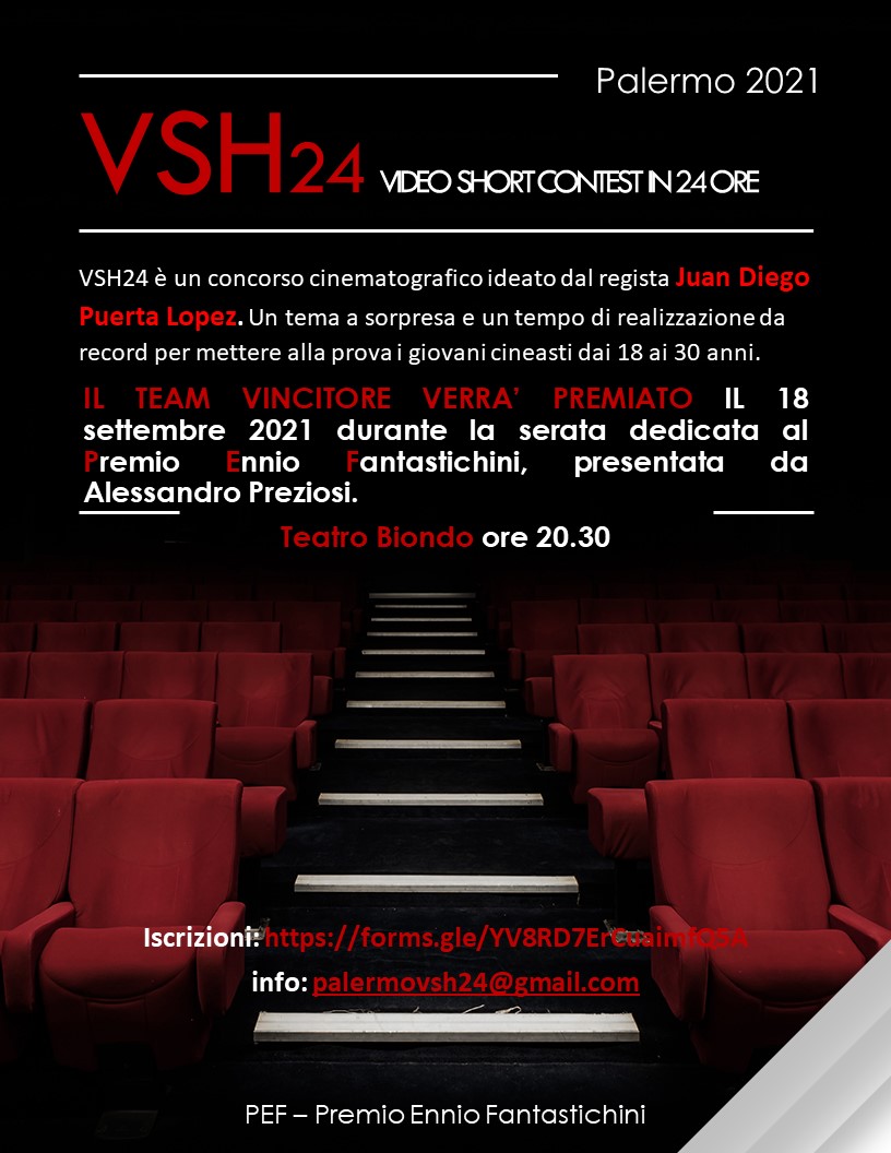 (VSH24) Video Short h24 Concorso audiovisivo Ideato da Juan Diego Puerta Lopez Palermo 2021